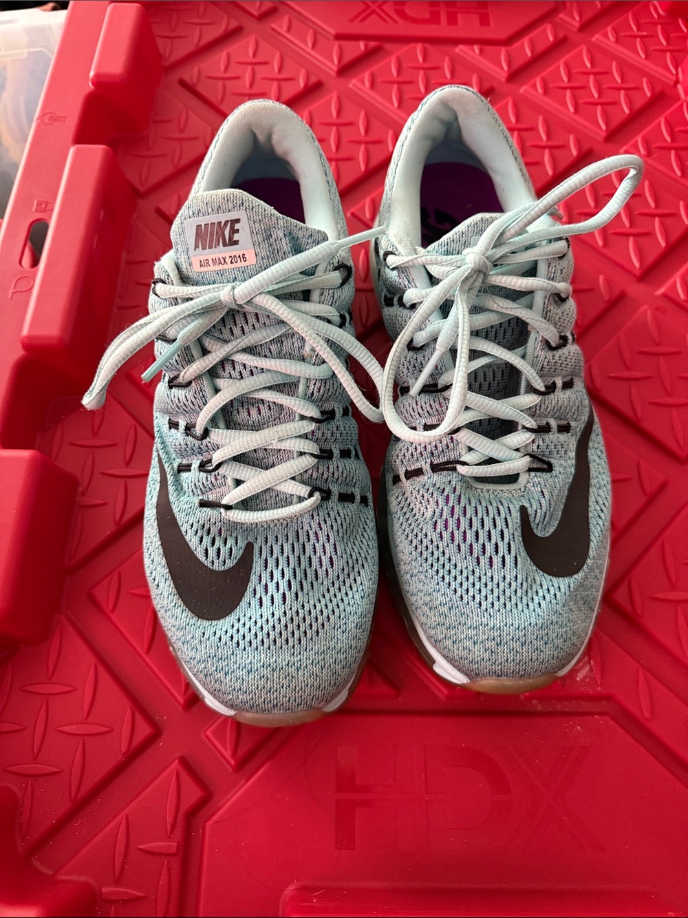 Nike Women's Air Max 2016 Mint Green/Black Running Shoes